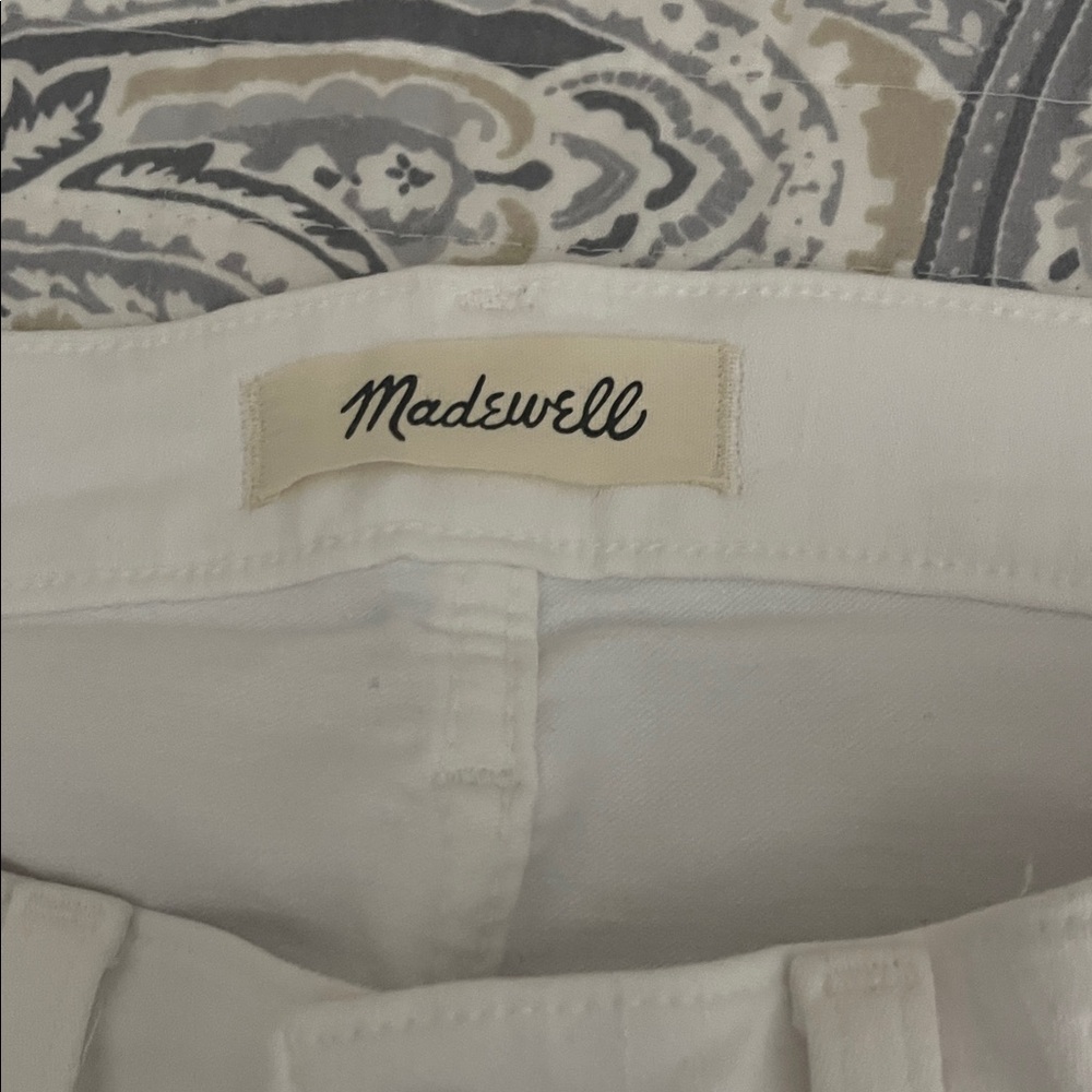 Madewell Classic Cream Trousers - Picture 2 of 4